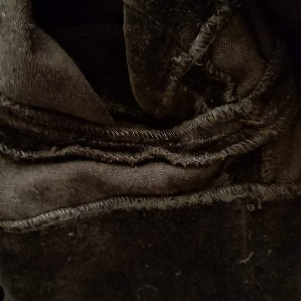 Zara Womens Black Velvet Embroidered Lady Floral Deer Wrap Skorts Skirt M - Picture 8 of 10